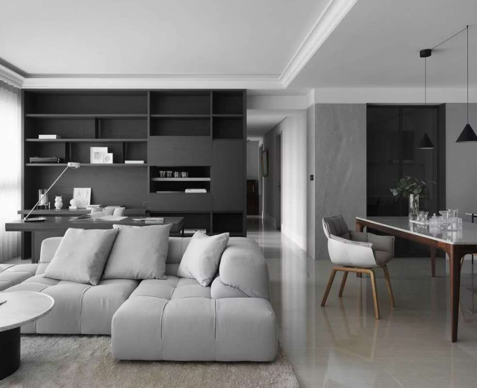 126平現(xiàn)代混搭風格裝修